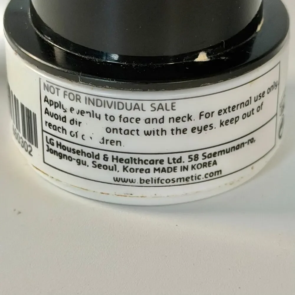 Belif The True Cream Moisturizing Bomb Moisturizer Travel .33 fl oz 10ml New